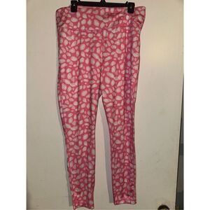 Crown & Ivy Pull-On Leggings Plus Size XL Pink Animal Print